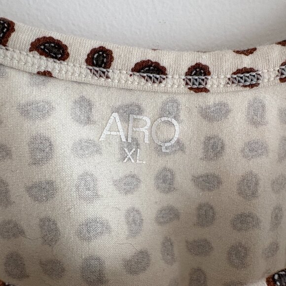 XL | ARQ wide-strap cotton bralette in Foulard colorway - Picture 3 of 4